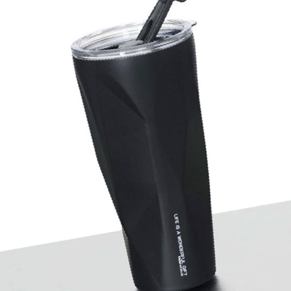 보냉 900ml 휴대용 블랙 머그컵 보온 사무실 휴대용 학생텀블러
