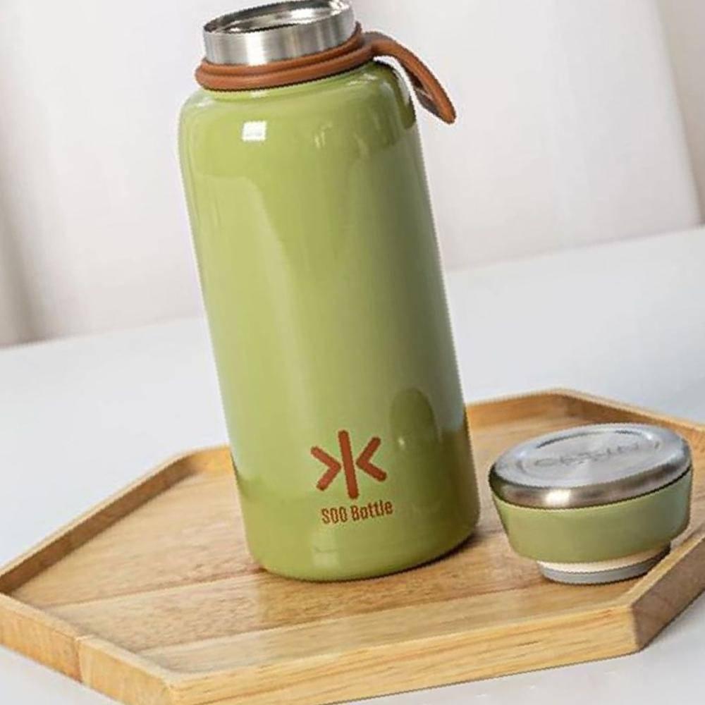 학생텀블러 보온 450mL 사무실 올리브 물병 휴대용 보냉 텀블러