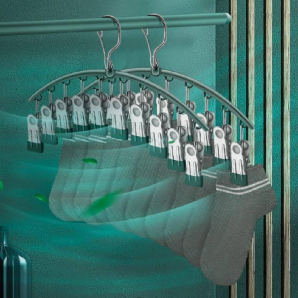 양말 모자 걸이 집게형 양말건조대 빨래걸이 집게 다용도 수납 정리 거치대 다기능