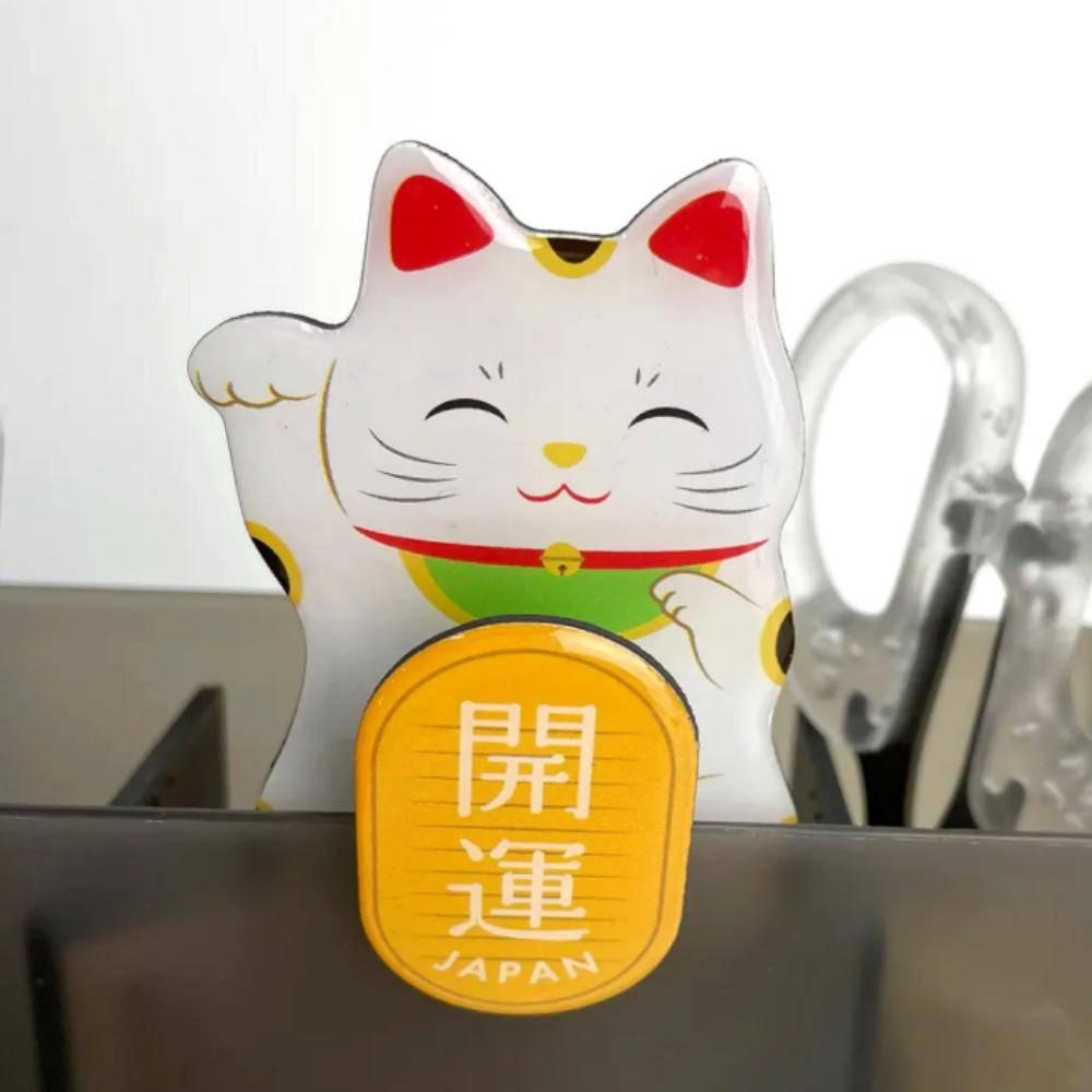 일본 소품 마네키네코 마그네틱 자석 클립 인테리어 장식