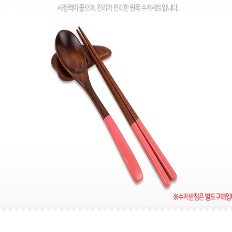 컬러 옻칠 수저세트색상랜덤 전통수저세트 가족수저세트 어른수저세트