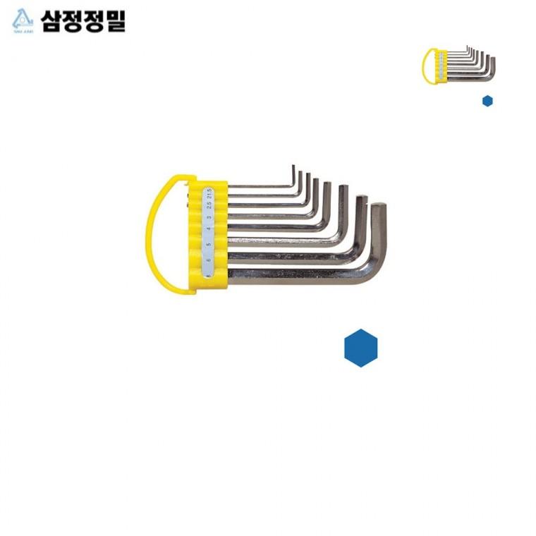 L렌치세트 육각렌치드라이버 육각랜치 육각렌치세트 미니육각랜치 홀더L형렌치세트8PCS mm