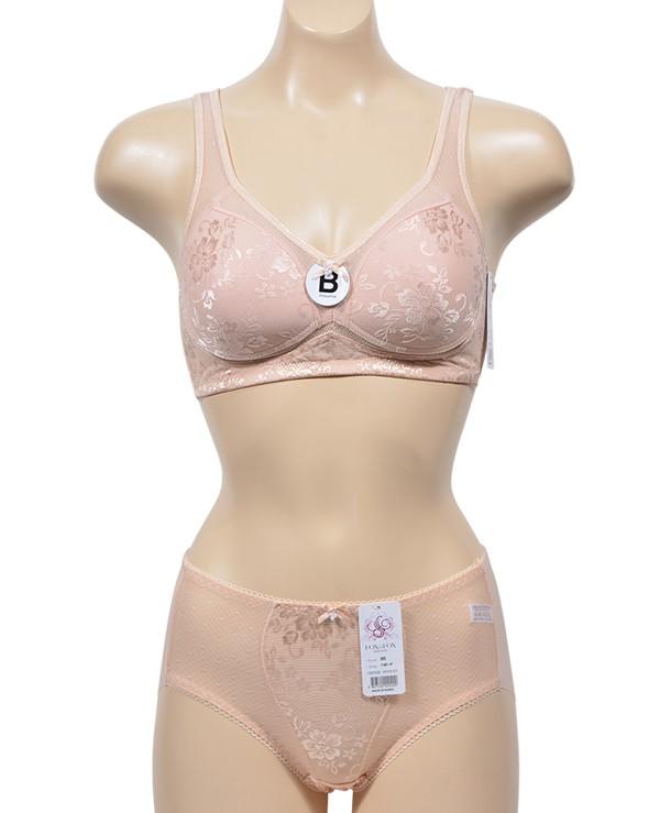 혜명생필품몰 (폭스)플라워자수 망사레이스 조끼형 B컵 브라팬티세트 브래지어팬티세트 여자속옷세트 여성