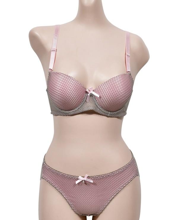 혜명잡화몰 (볼리쉬)(ST1027B)매혹적인 레이스 네트 망사 몰드 B컵 브라팬티세트 여자속옷세트 언더웨어세