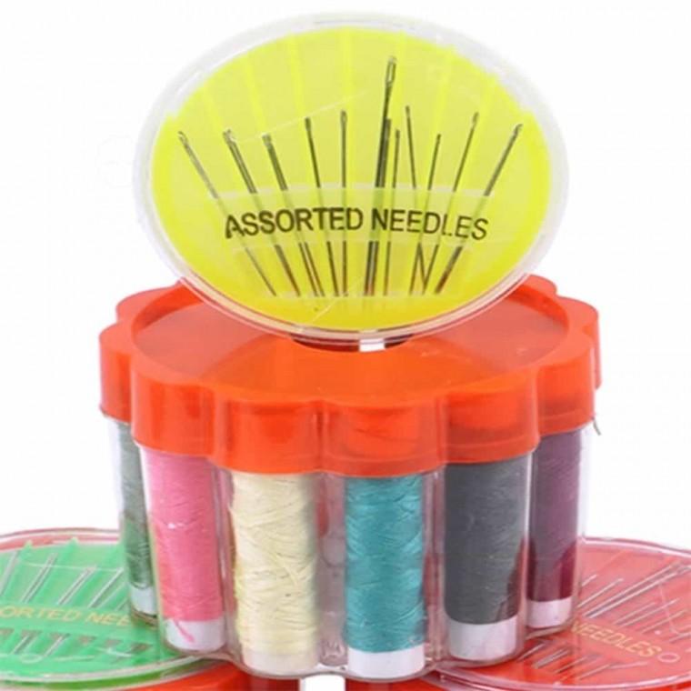 바느질 세트 수선 휴대용바늘실셋트 반짖고리바느질함세트