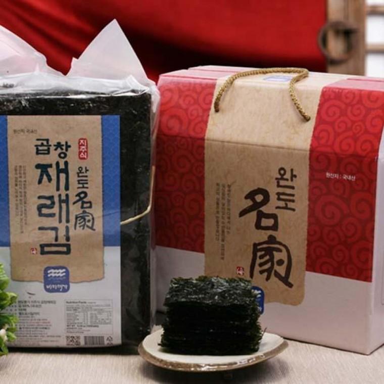 고급곱창 완도명가 재래김 선물세트2호 선물세트 설날 명절 추천 설