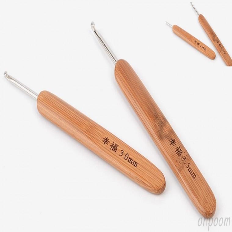 목도리뜨개질 뜨개질바늘세트 코바늘가방뜨기 뜨개용품 파우치뜨개질 10P 원목 뜨개질 코바늘 세트
