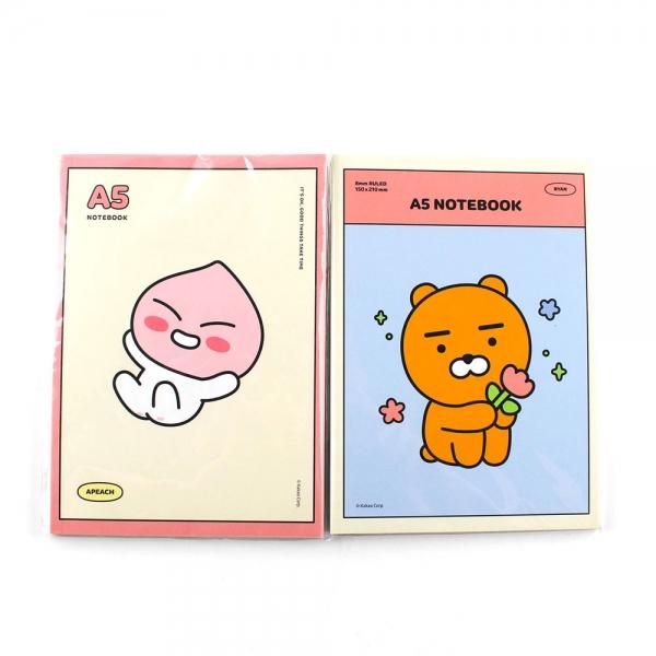 A] 4000 카카오프렌즈 A5 노트 3P 세트 (4개세트)
