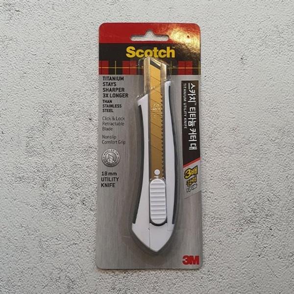 3M 스카치 티타늄 커터칼 대 18mm