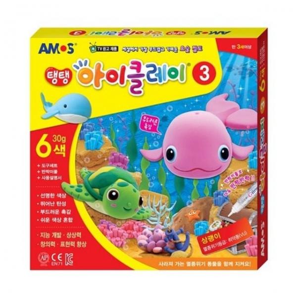 아모스탱탱아이클레이3번30g6색