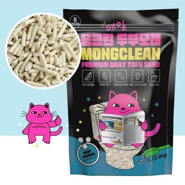몽크린 매일 두부모래 7L 베이비파우더 2 8