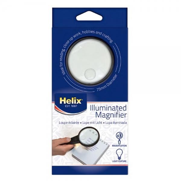 헬릭스 돋보기 LED 조명 MN1025 HELIX 확대경 문구 학용품