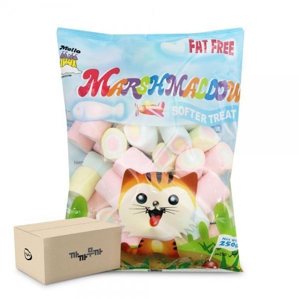 무지방 머쉬멜로우 250g-12개 무지개 마시멜로
