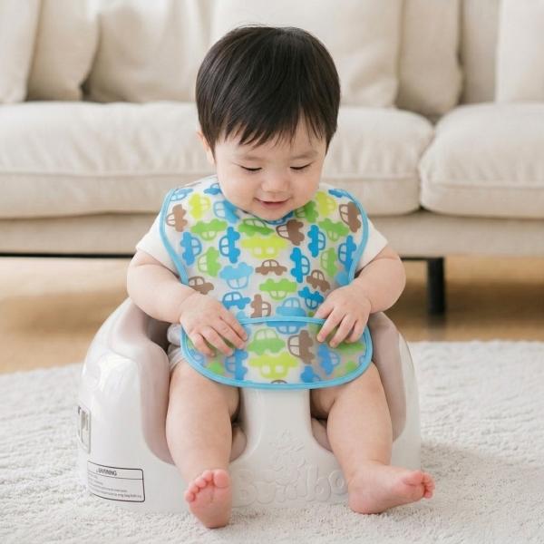 S형 이유식 턱받이 2장 세트
