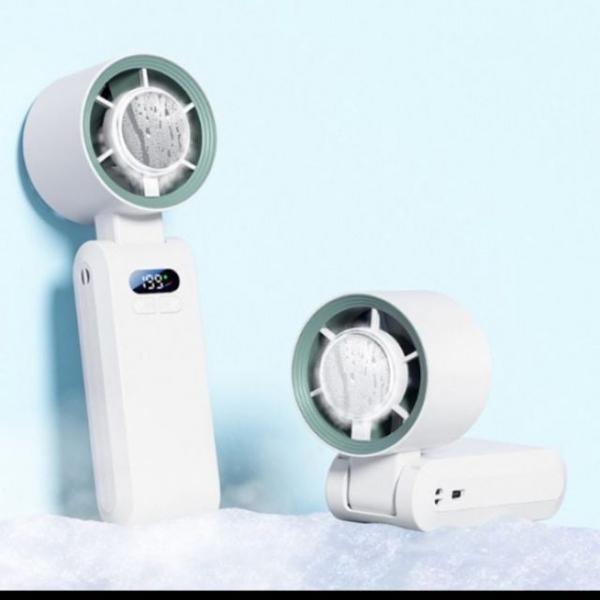 선풍기 탁상용 휴대용 199단 LED 바람조절 선풍기 핸디 목걸이 (SJ-013) 급속냉각 미니선풍기 2초