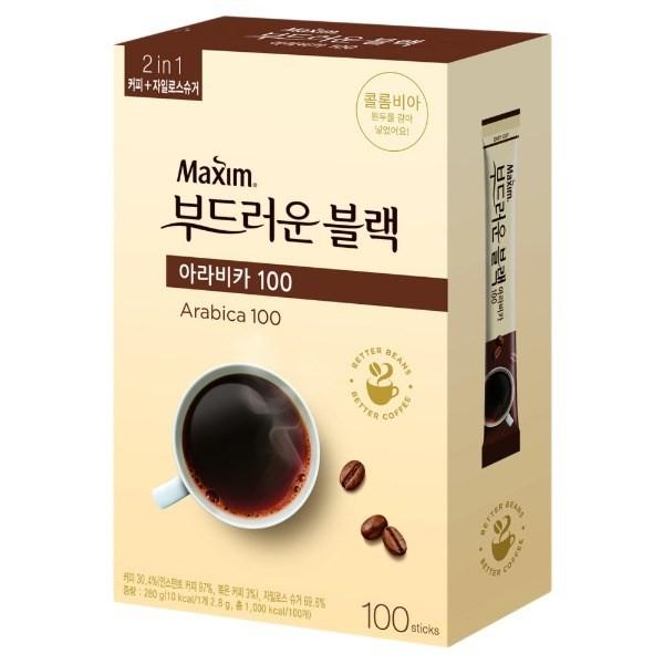 맥심 아라비카 부드러운 블랙 100T