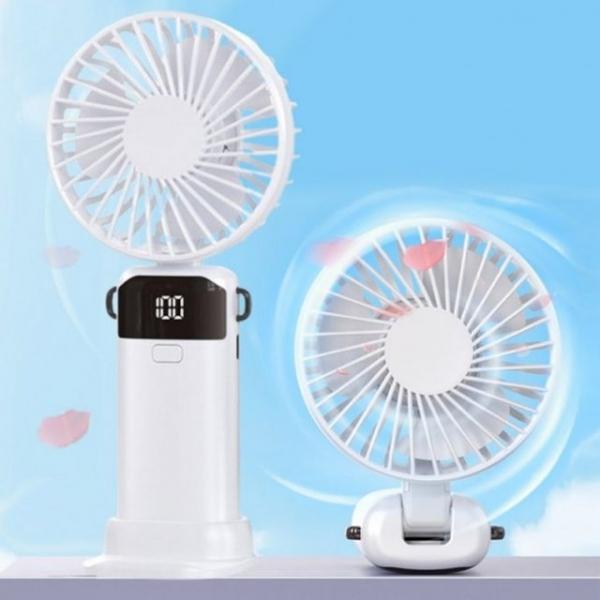 선풍기 휴대용 핸디형 LED 선풍기 손풍기 5단바람 M13193