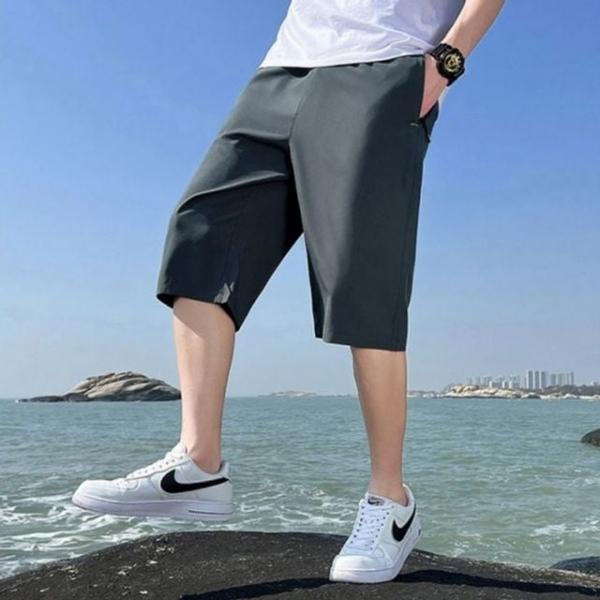 남성 반바지 팬츠 트레이닝 반바지 쿨링 7부 기능성 짐웨어 남성 운동복 하프 헬스복
