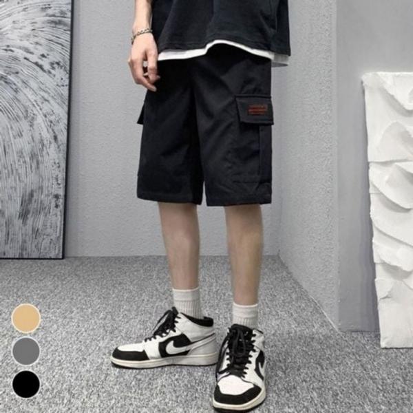 남성 반바지 아이스반바지 쿨링카고바지 카코바지 카고반바지 여름카고바지 베이직 캐주얼