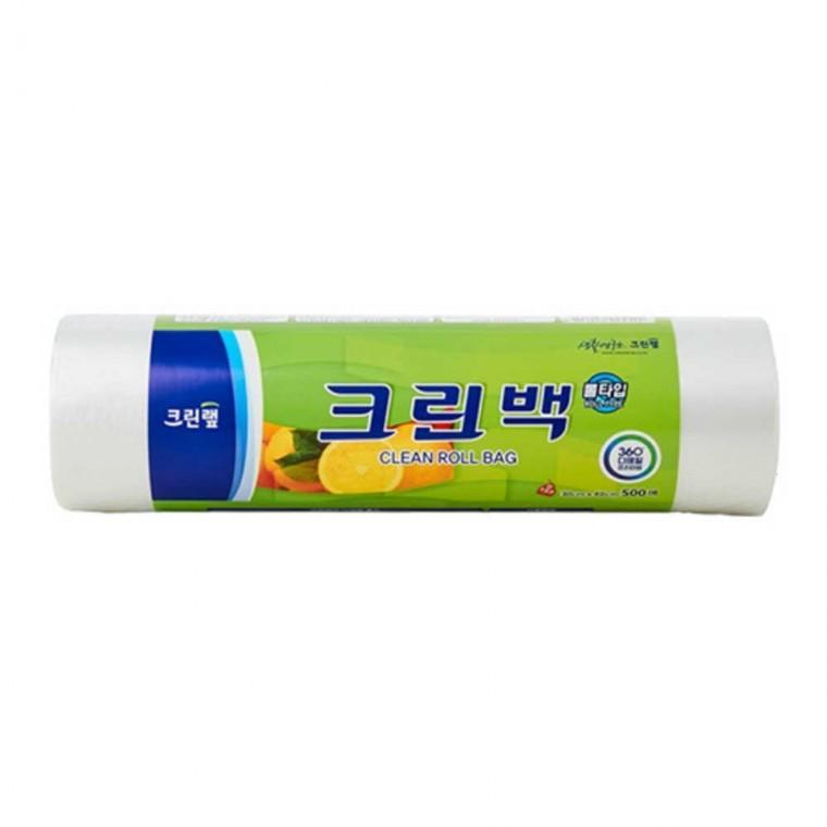 크린롤백 30cm X 40cm 500매 백 랩 주방용품 위생 크린 롤백 비닐