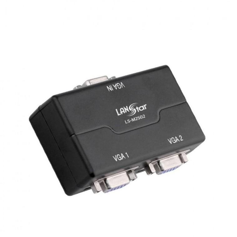 VGA RGB 1대2 모니터 분배기 vga 선택기 스위치