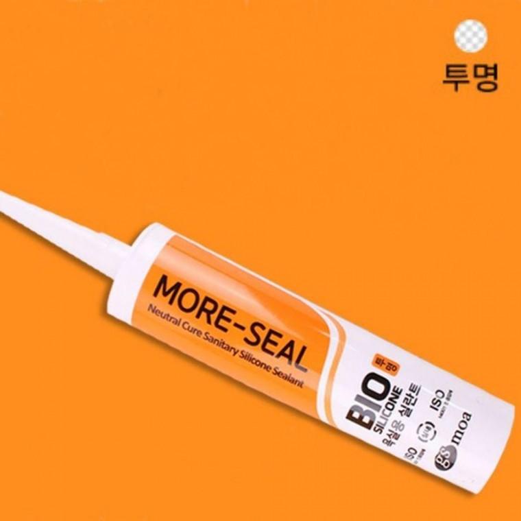 모아 바이오 실리콘 욕실용 실란트 270ml 투명 주방 화장실 싱크 창틀 틈새보수 씽크대 세면대