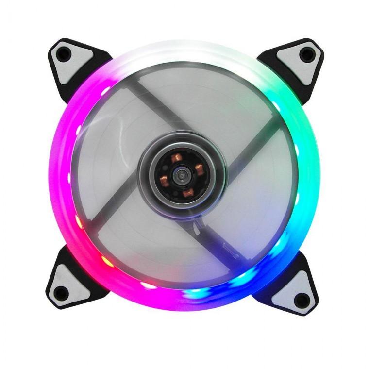 120MM RGB LED 쿨러 PC 컴퓨터 저소음 튜닝 쿨링팬 쿨링 튜닝팬 PC쿨러 CPU교환쿨러