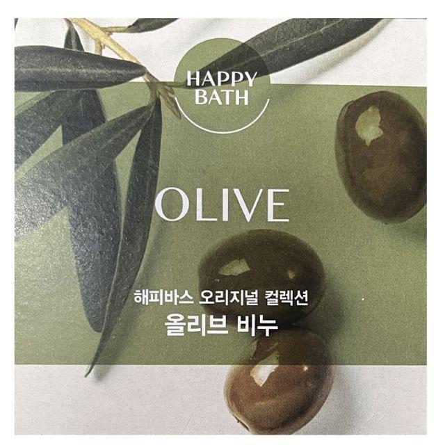 해피바스 퍼퓸비누 라벤더 올리브 내추럴비누 4개세트 샤워 청대비누 비누 빨래비누 미용비누 재활용비누
