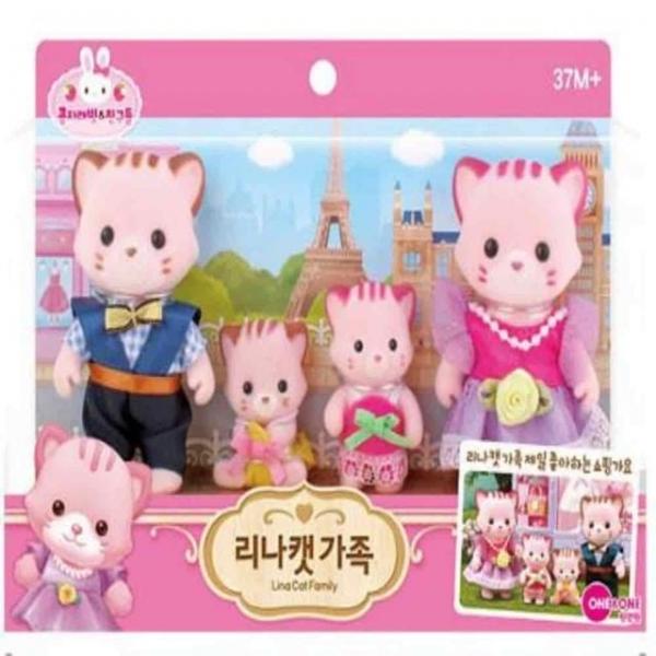 인형가족 장난감고양이 소꿉놀이장난감 엄마아빠놀이 아기고양이인형