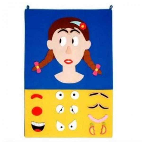 벽걸이인형 감정게임 얼굴표정 감정표현 펠트교구