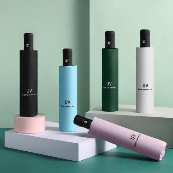 우산 3단 자동 UV 접이식 가벼운 경량 암막 튼튼한 우양산 판촉물 답례품 경량 자동 예쁜