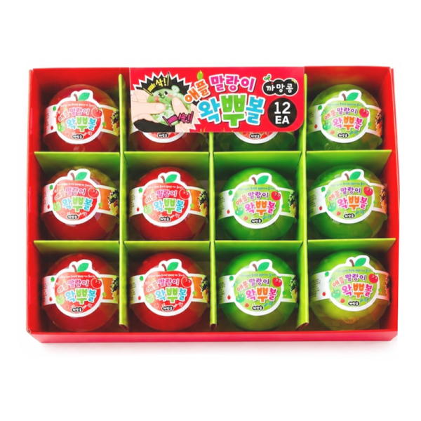 말랑이 왁뿌볼 모찌 왁스 말랑이 왁스 뿌시기 (12개입)