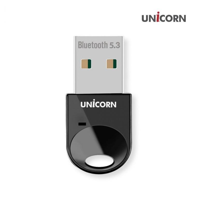 유니콘 USB 블루투스 동글이 무선어댑터 리얼텍 5.3 유니콘블루투스동글이 PC블루투스동글