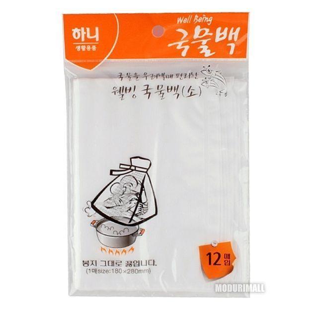웰빙국물백 소 12매입 국물백 방향팩만들기 입 방향팩 팩 향기팩 다시 백
