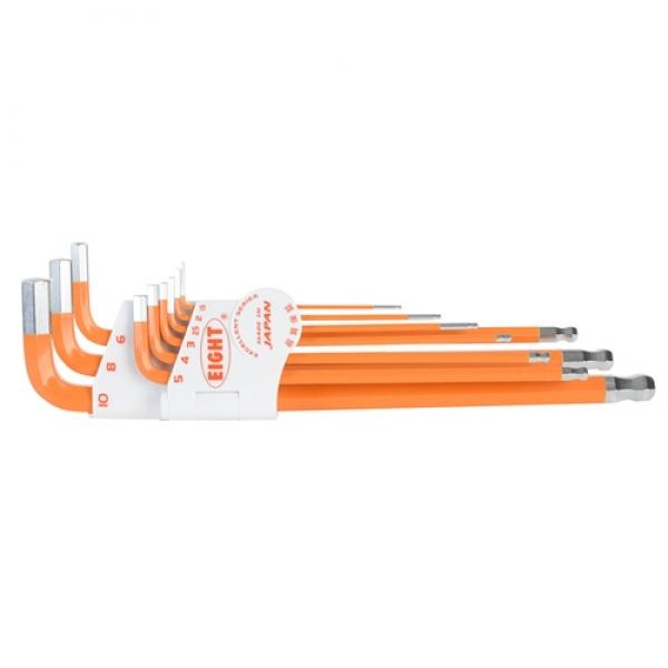 에이트 컬러볼렌치세트(롱) TLC-S9NOR(1.5-10MM)9P 주황