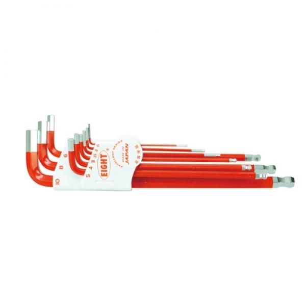 에이트 컬러볼렌치세트(롱) TLC-S9NRE(1.5-10MM)9P 빨강