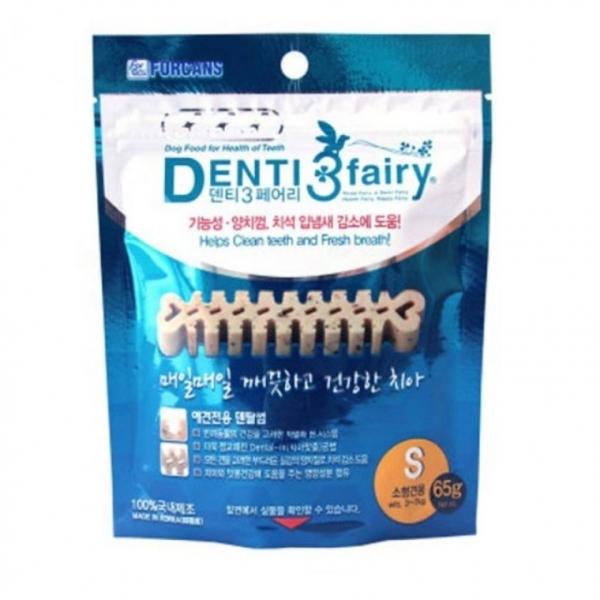 포켄스 개껌 강아지 간식 덴탈껌 덴티 페어리 65g S