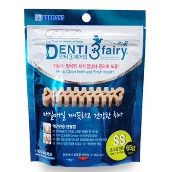 포켄스 개껌 강아지 간식 덴탈껌 덴티 페어리 65g SS