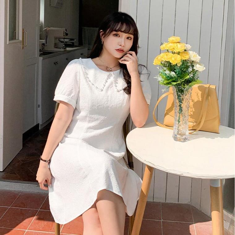 캐서린 진주 원피스 IT23039 나시 여성의류 플 원피스 v넥 사이즈 캐주얼 S XL 맥시랩원피스 정장원피스 트