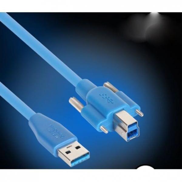 하이플렉스 AM BM 케이블 카메라 단자 락 2m USB3.0