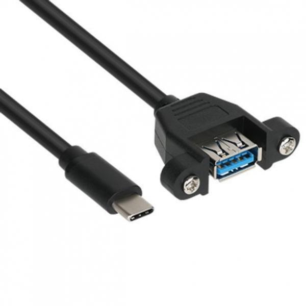 USB3.1 변환 케이블 CM AF 판넬형 변환 케이블 1m