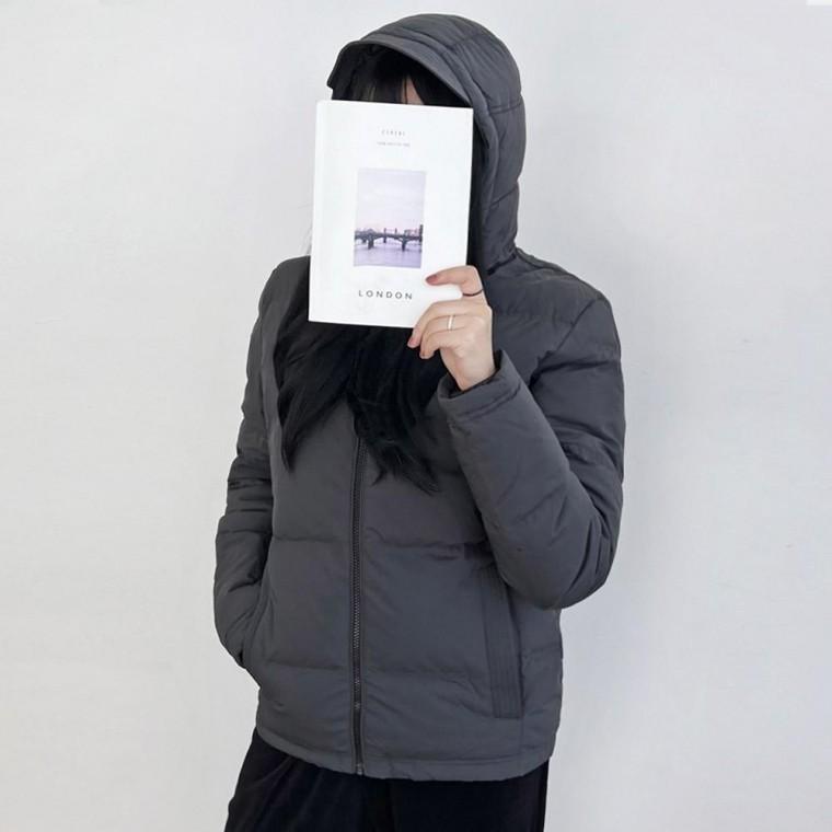 KCO 5000W 여자 다운점퍼 오리털후드패딩 방한복 집업 바람막이 점퍼 야상 패딩점퍼 누빔 여성의류 방풍 사