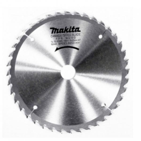 마끼다 원형 톱날 팁쏘 절단 톱날 목재용 165mm 40날
