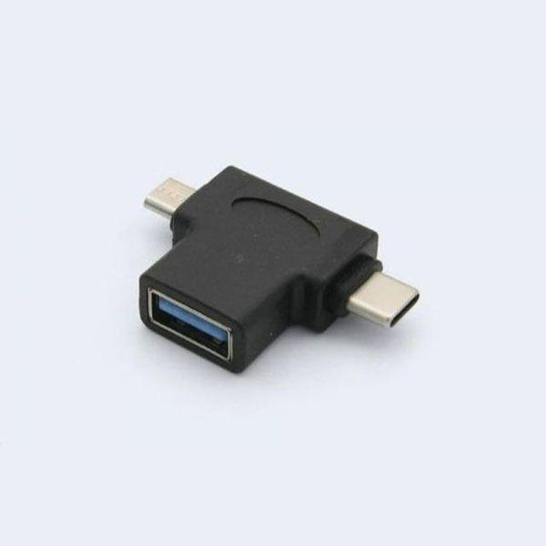 OTG 젠더 T형 (M1cro USB 3.1 Type C USB 3.0 A