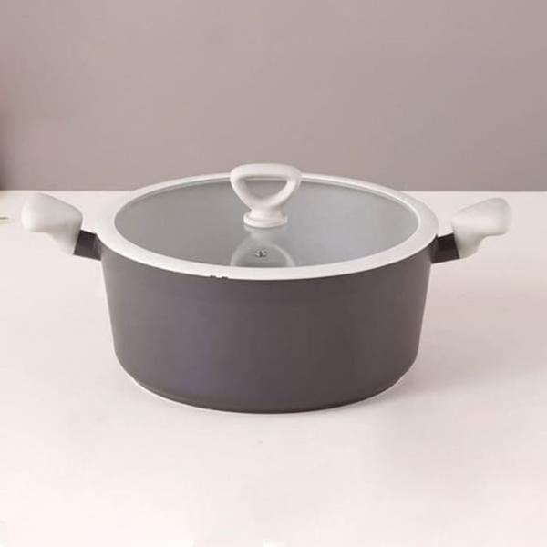 키친플라워 냄비 곰솥 찌게 인덕션 양수 냄비 28cm