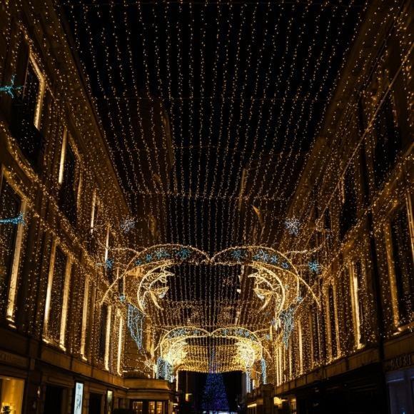[은하수] 50구 녹색선 LED 웜색 지니전구(5M) (전원잭포함) (연결가능) 행사 루돌프 X-마스 산타 연말 사슴