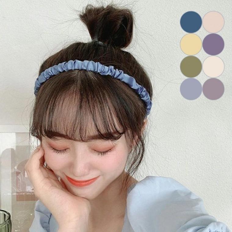 3개 다양한 헤어 얇은 머리띠 URD216 여성 쥬얼리 망핀 헤어밴드 아기핀 헤어액세서리 혼합 시계 심플 패션