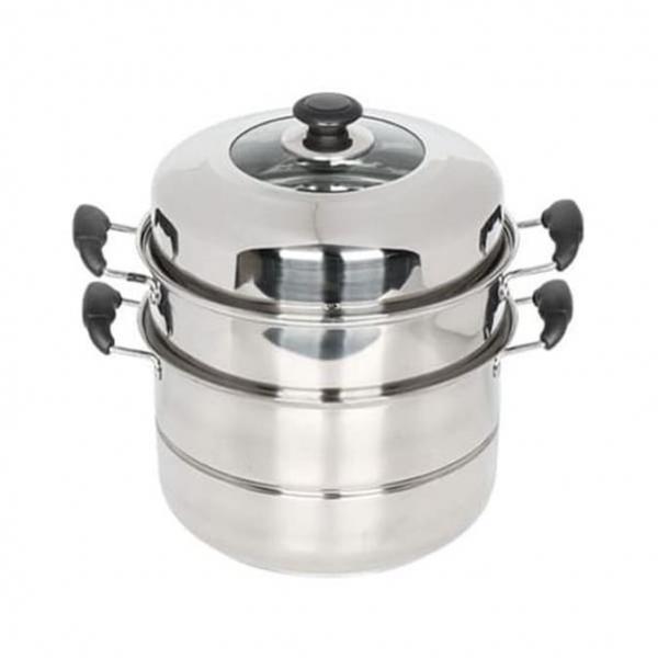 퀸센스 인덕션 곰솥 냄비 찜냄비 찜솥 들통 3단 34cm