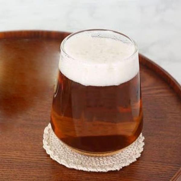 마카 유리컵 언더락잔 카페컵 물컵 술잔 무지420ml 4P