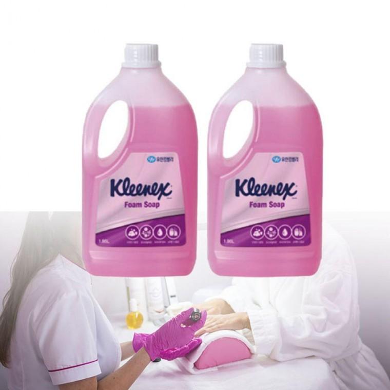 HL] 영양크림 핸드크림 보습 핸드워시 폼 솝 로즈라일락향 1.95L 2개